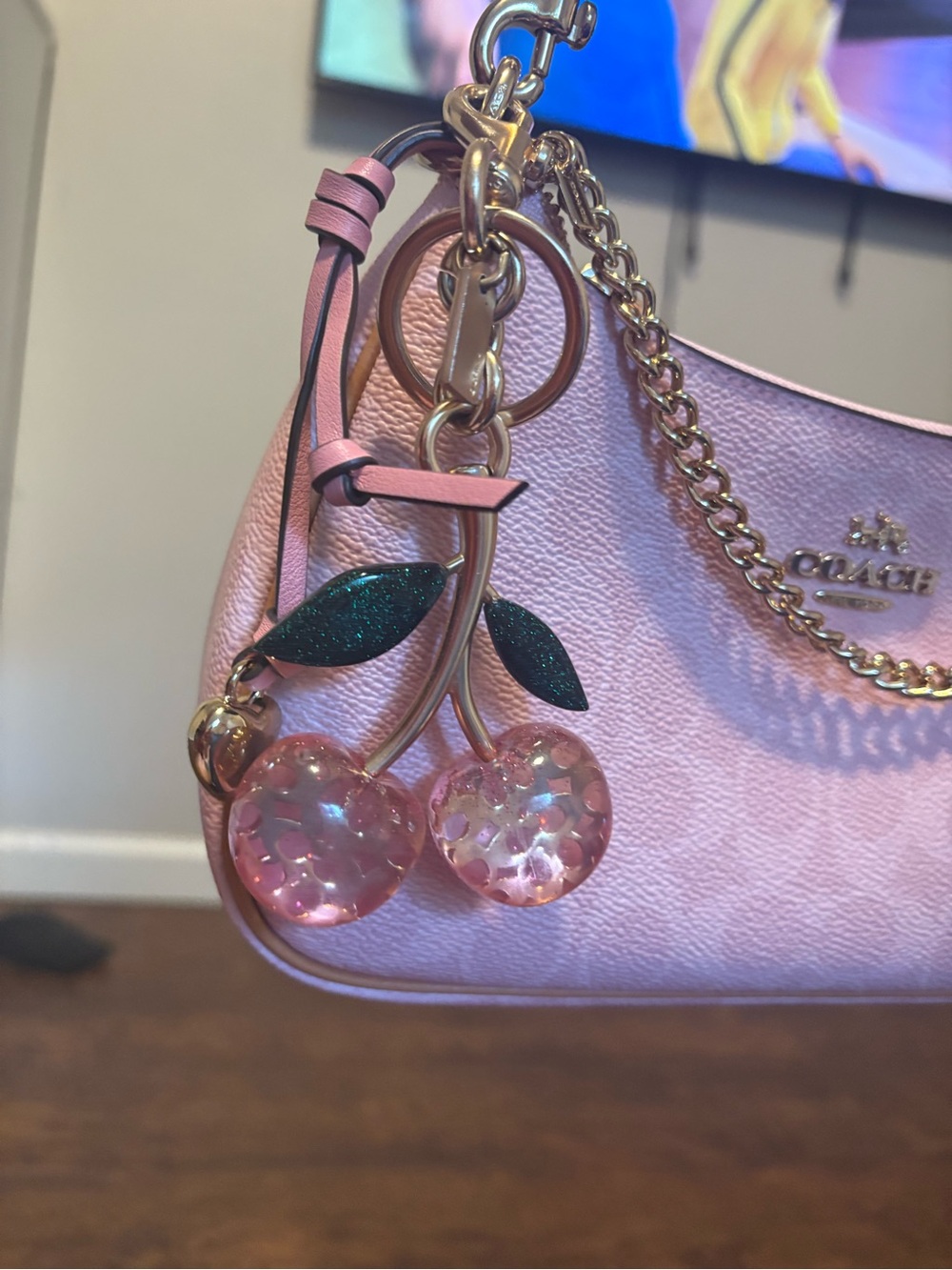 Powder Pink Terri Shoulder Bag Authentic - Picture 2 of 7